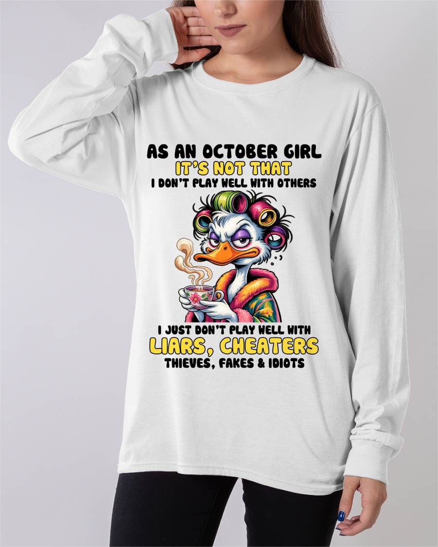 OCTOBER GIRL - I PLAY NICE JUST NOT WITH EVERYONE - FOR WOMEN - TLEE10 (SKU2604-27-10)