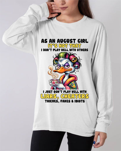 AUGUST GIRL - I PLAY NICE JUST NOT WITH EVERYONE - FOR WOMEN - TLEE08 (SKU2604-27-08)