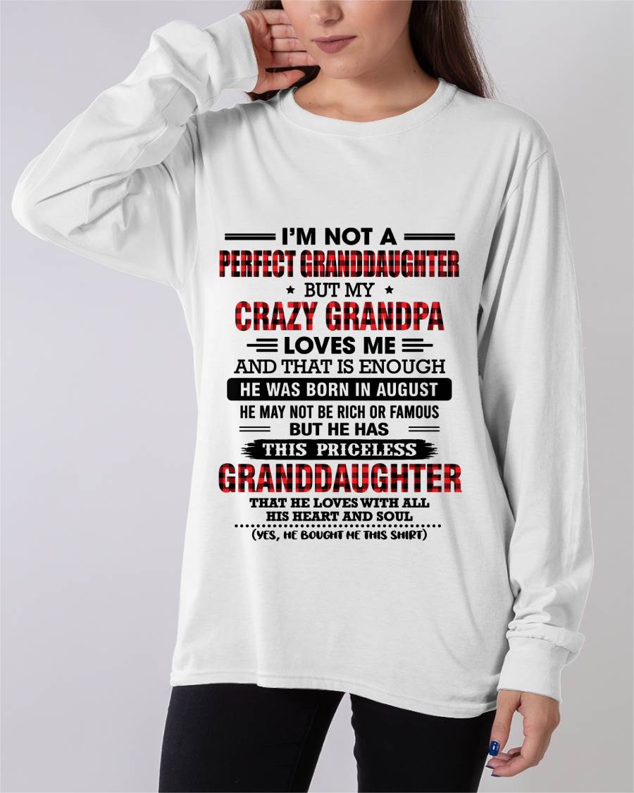 AUGUST - PRICELESS GRANDDAUGHTER - FROM GRANDPA - TLEE08 (SKU2608-446-08)