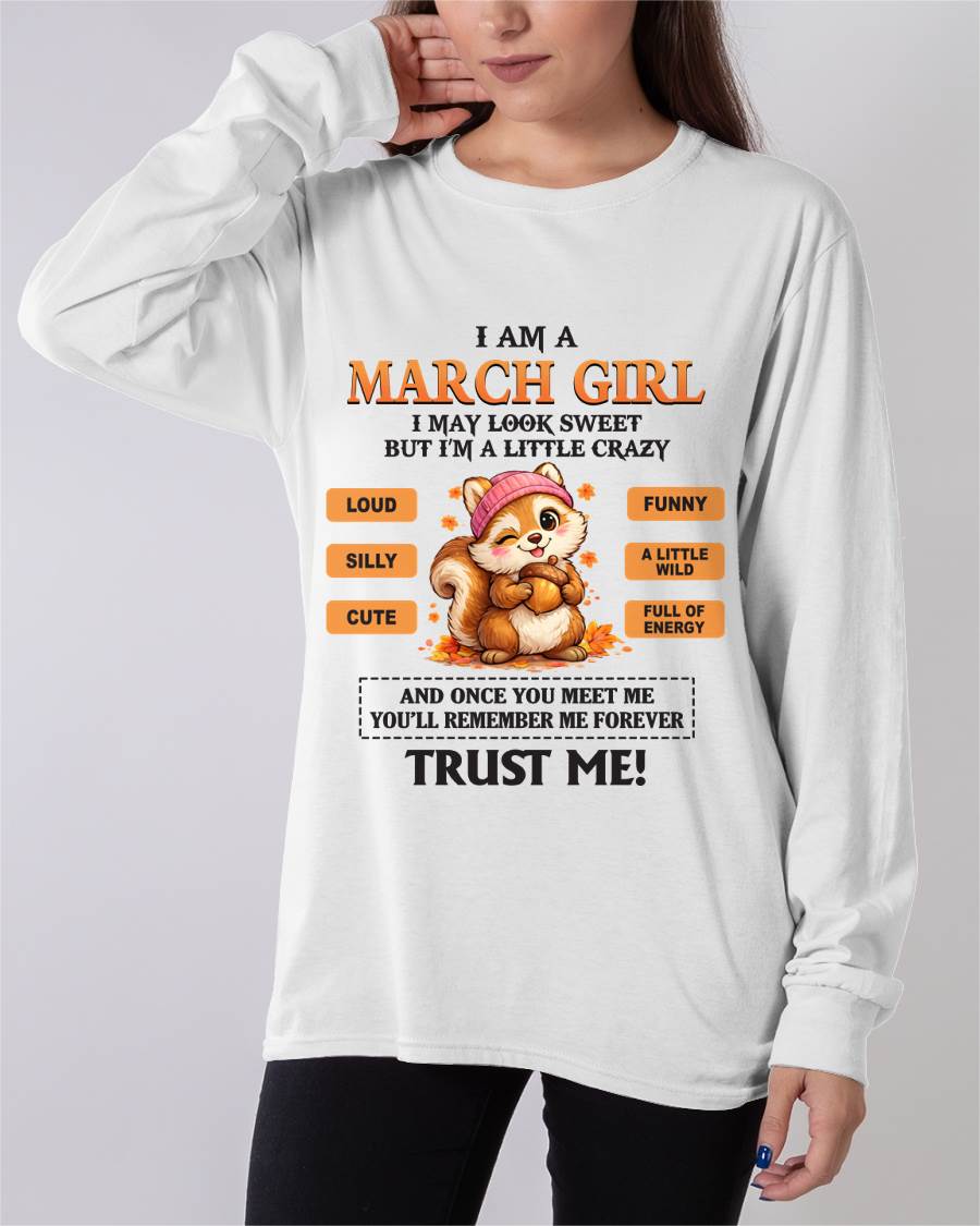 MARCH GIRL - SWEET BUT A LITTLE CRAZY AND FULL OF ENERGY - FOR WOMEN - TLEE03 (SKU2603-126-03)
