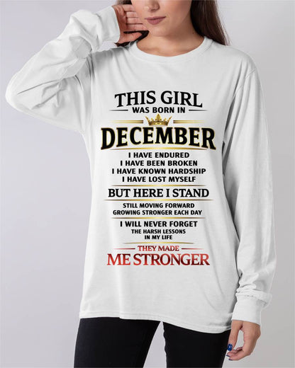 DECEMBER - THE LESSONS HURT, BUT THEY MADE ME STRONGER - FOR WOMEN - TLEE12 (SKU2602-217-12)