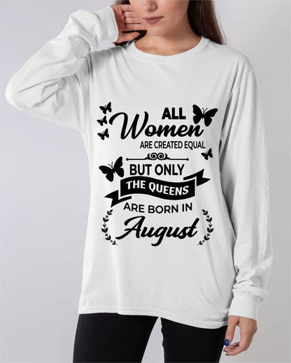 AUGUST GIRLS ARE TRUE QUEENS - FOR WOMEN - TLEE08 (SKU2605-58-08)