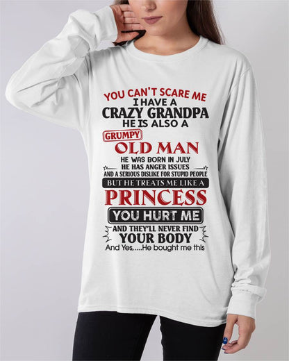 JULY - YOU CAN'T SCARE ME I HAVE A CRAZY GRANDPA HE IS ALSO A GRUMPY OLD MAN - FROM GRANDPA - TLEE07 (SKU09-143-07)