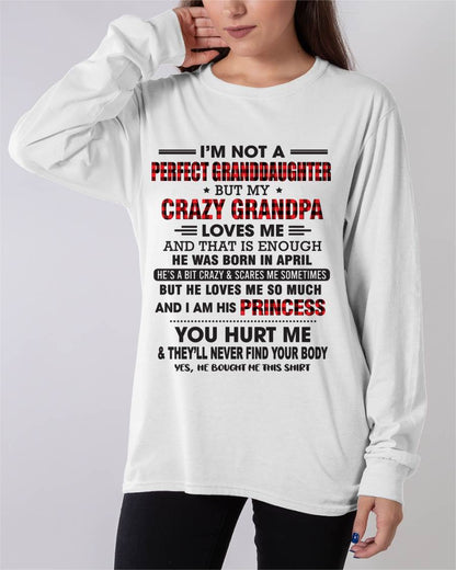 APRIL - I MAY NOT BE PERFECT, BUT I’M ALWAYS LOVED BY MY GRANDPA - FROM GRANDPA - TLEE04 (SKU26T-01285-04)