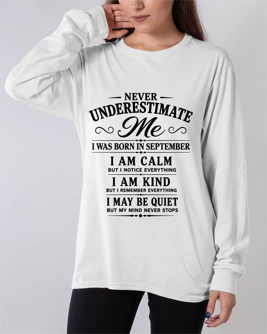 SEPTEMBER GIRL : CALM, KIND, UNFORGETTABLE - FOR WOMEN - TLEE09 (SKU2606-139-09)