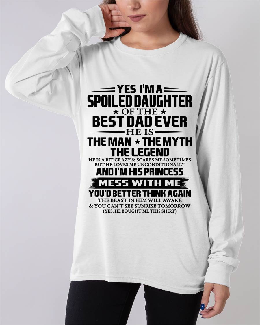 SPOILED DAUGHTER OF THE BEST DAD EVER - FROM DAD - TLEE00 (SKU2604-197-00)