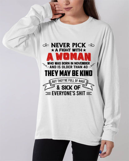 NOVEMBER - I LOOK CALM, BUT I’M DONE EXPLAINING MYSELF - FOR WOMEN - TLEE11 (SKU26T-01304-11)