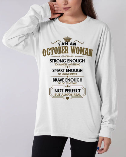 OCTOBER WOMAN – BOLD STRONG REAL - FOR WOMEN - TLEE10 (SKU2605-90-10)