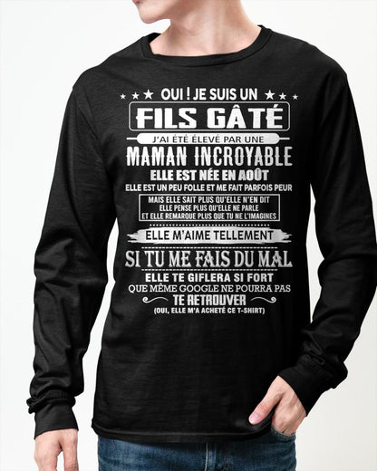 AOÛT - FILS GÂTÉ – CADEAU DE MAMAN - TLEE08 (SKU26T-0172-08)