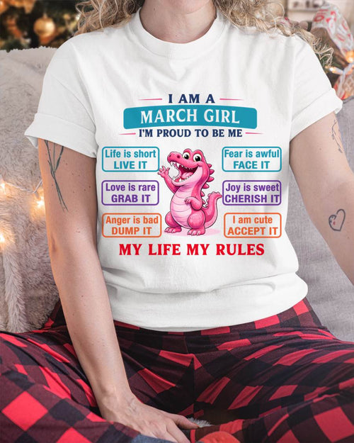 MARCH GIRL – MY LIFE MY RULES - FOR WOMEN - TLEE03 (SKU2604-245-03)