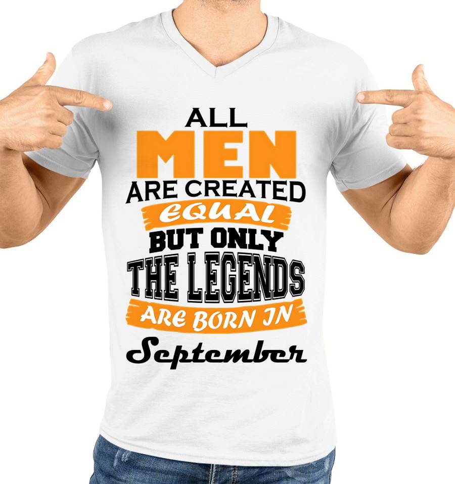 SEPTEMBER BORN – ONLY LEGENDS ARE CREATED - FOR MAN - TLEE09 (SKU2606-281-09)