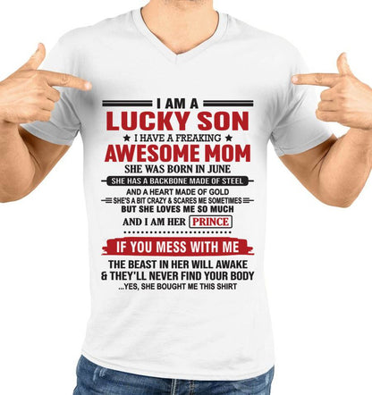 JUNE - LUCKY SON OF A STRONG AND PROTECTIVE MOM - FROM MOM - TLEE06 (SKU2602-97-06)