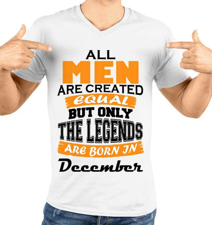 DECEMBER BORN – ONLY LEGENDS ARE CREATED - FOR MAN - TLEE12 (SKU2606-281-12)