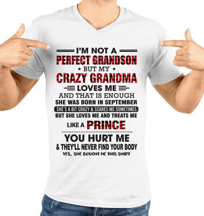 SEPTEMBER - PROUD GRANDSON OF A CRAZY GRANDMA - FROM GRANDMA - TLEE09 (SKU2603-71-09)