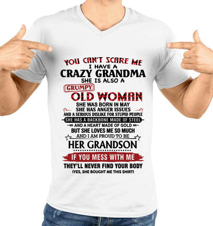 MAY - YOU CAN'T SCARE ME I HAVE A CRAZY GRANDMA SHE IS ALSO A GRUMPY OLD WOMAN - FROM GRANDMA - TLEE05 (SKU2603-54-05)
