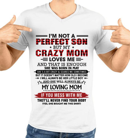 MAY - NO MATTER HOW OLD I GET, I’LL ALWAYS BE MY MOM’S LITTLE BOY - FROM MOM - TLEE05 (SKU2602-59-05)