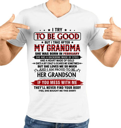 FEBRUARY - I TRY TO BE GOOD BUT I TAKE AFTER MY GRANDMA - FROM GRANDMA - TLEE02 (SKU26T-01289-02)
