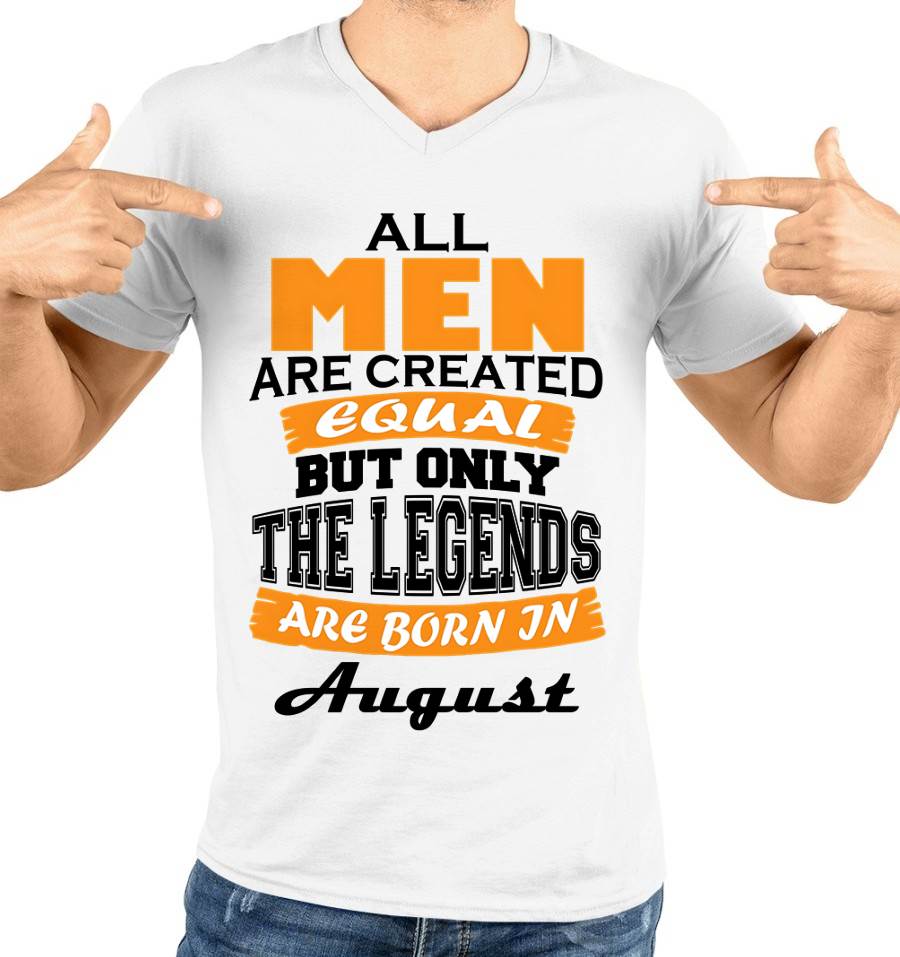 AUGUST BORN – ONLY LEGENDS ARE CREATED - FOR MAN - TLEE08 (SKU2606-281-08)