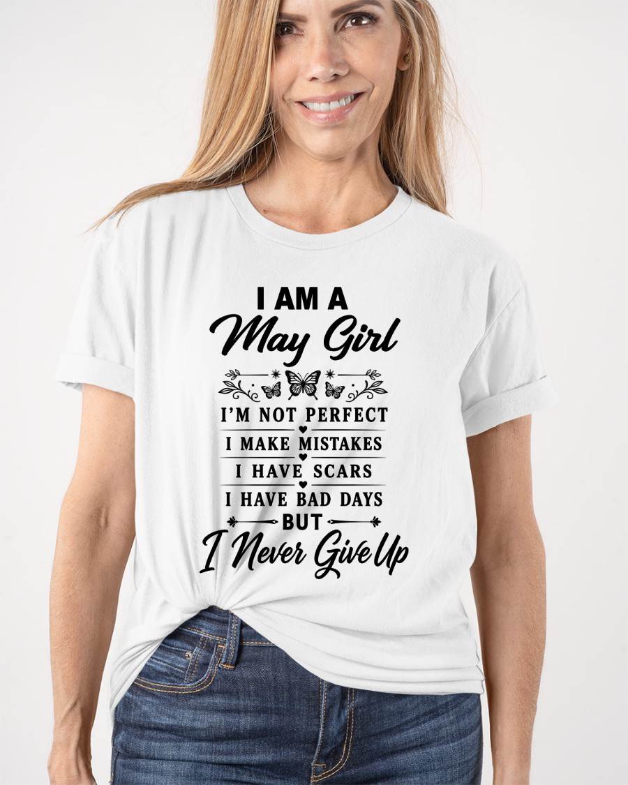 MAY GIRL NEVER GIVE UP - FOR WOMEN - TLEE05 (SKU2606-378-05)