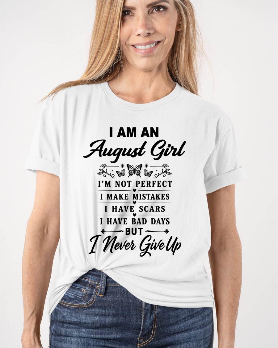 AUGUST GIRL NEVER GIVE UP - FOR WOMEN - TLEE08 (SKU2606-378-08)