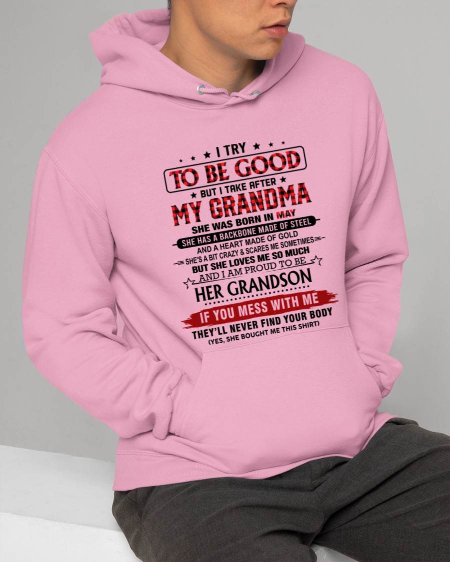 MAY - I TRY TO BE GOOD BUT I TAKE AFTER MY GRANDMA - FROM GRANDMA - TLEE05 (SKU26T-01289-05)