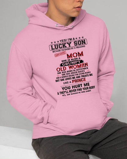 SEPTEMBER - LUCKY SON – PROUD TO BE RAISED BY AN AWESOME MOM - FROM MOM - TLEE09 (SKU2603-106-09)