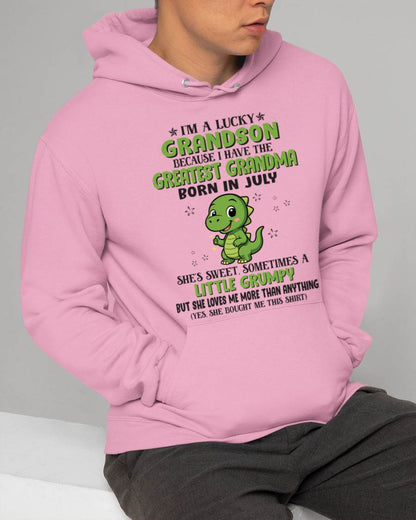 JULY - I'M A LUCKY GRANDSON BECAUSE I HAVE THE GREATEST GRANDMA - FROM GRANDMA - TLEE07 (SKU09-86-07)