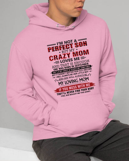 SEPTEMBER - NO MATTER HOW OLD I GET, I’LL ALWAYS BE MY MOM’S LITTLE BOY - FROM MOM - TLEE09 (SKU2602-59-09)