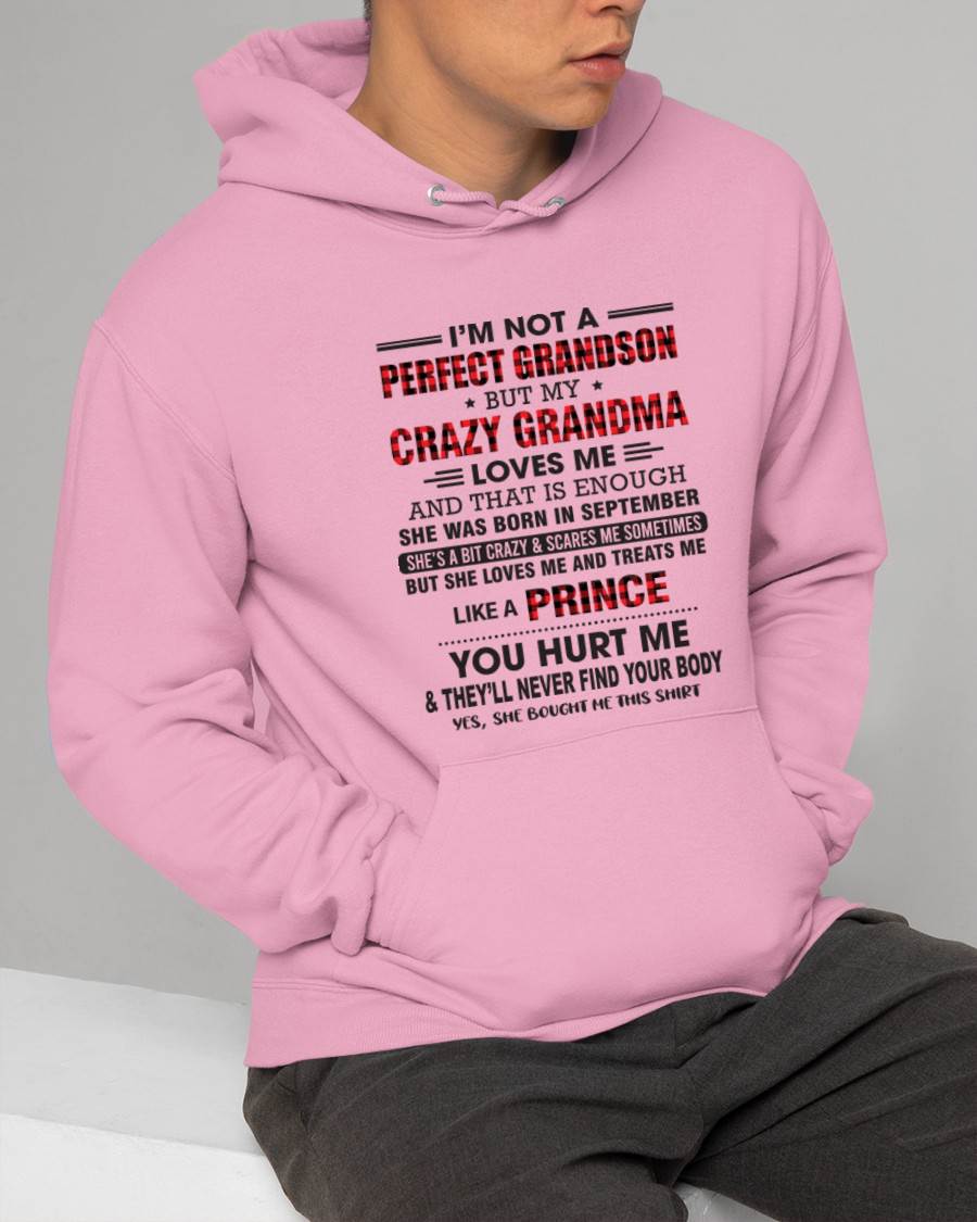 SEPTEMBER - PROUD GRANDSON OF A CRAZY GRANDMA - FROM GRANDMA - TLEE09 (SKU2603-71-09)