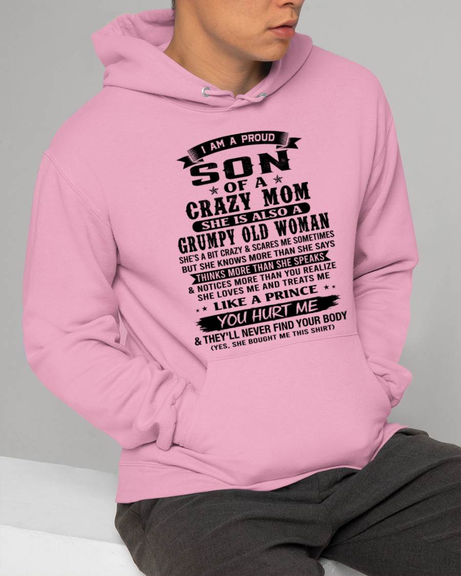 PROUD SON OF A FREAKIN' AWESOME MOM - FROM MOM - TLEE00 (SKU2607-60-00)