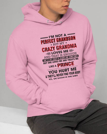 PROUD GRANDSON OF A CRAZY GRANDMA - FROM GRANDMA - TLEE00 (SKU2603-71-00)