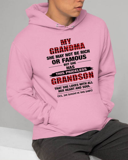 GRANDMA LOVES ME – PRICELESS GRANDSON GIFT- FROM GRANDMA - TLEE00 (SKU2604-260-00)