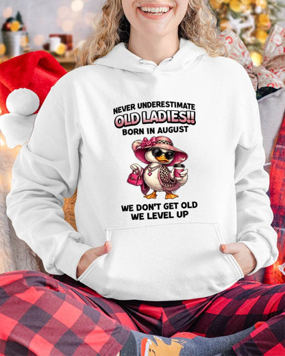 AUGUST LADIES – WE DON’T GET OLD, WE LEVEL UP - FOR WOMEN - TLEE08 (SKU2604-35-08)