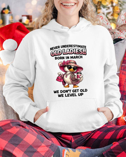 MARCH LADIES – WE DON’T GET OLD, WE LEVEL UP - FOR WOMEN - TLEE03 (SKU2604-35-03)