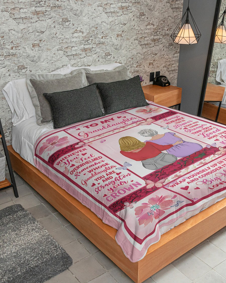 Special Gift For Your Granddaughter Blanket - From Grandma (SKU2605-235)