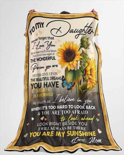 Special Gift For Your Daughter Blanket - From Mom (SKU2604-121)
