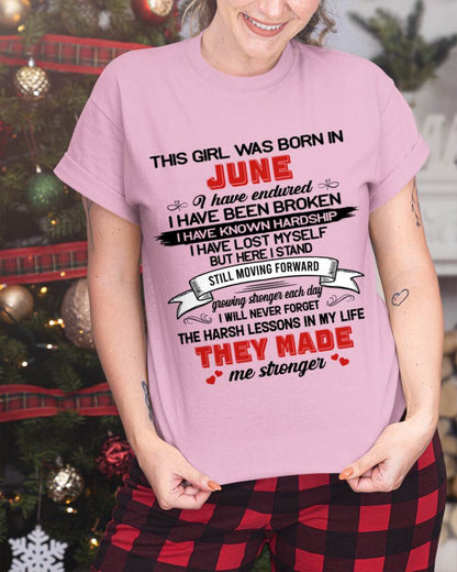 JUNE - EVERY HARD LESSON MADE ME STRONGER - FOR WOMEN - TLEE06 (SKU2602-22-06)