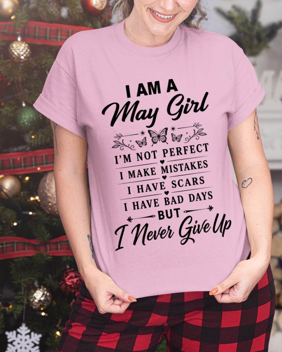 MAY GIRL NEVER GIVE UP - FOR WOMEN - TLEE05 (SKU2606-378-05)