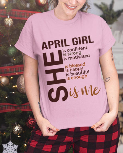 APRIL BORN GIRL – CONFIDENT & STRONG - FOR WOMEN - TLEE04 (SKU2605-04-04)