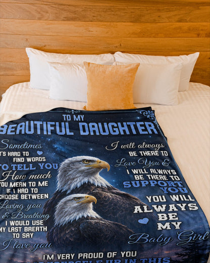 Special Gift For Your Daughter Blanket - From Dad (SKU2605-76)