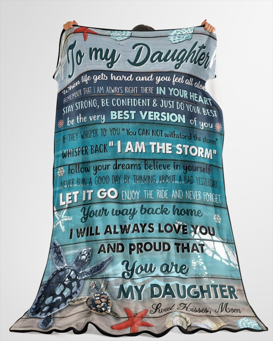 Special Gift For Your Daughter Blanket - From Mom