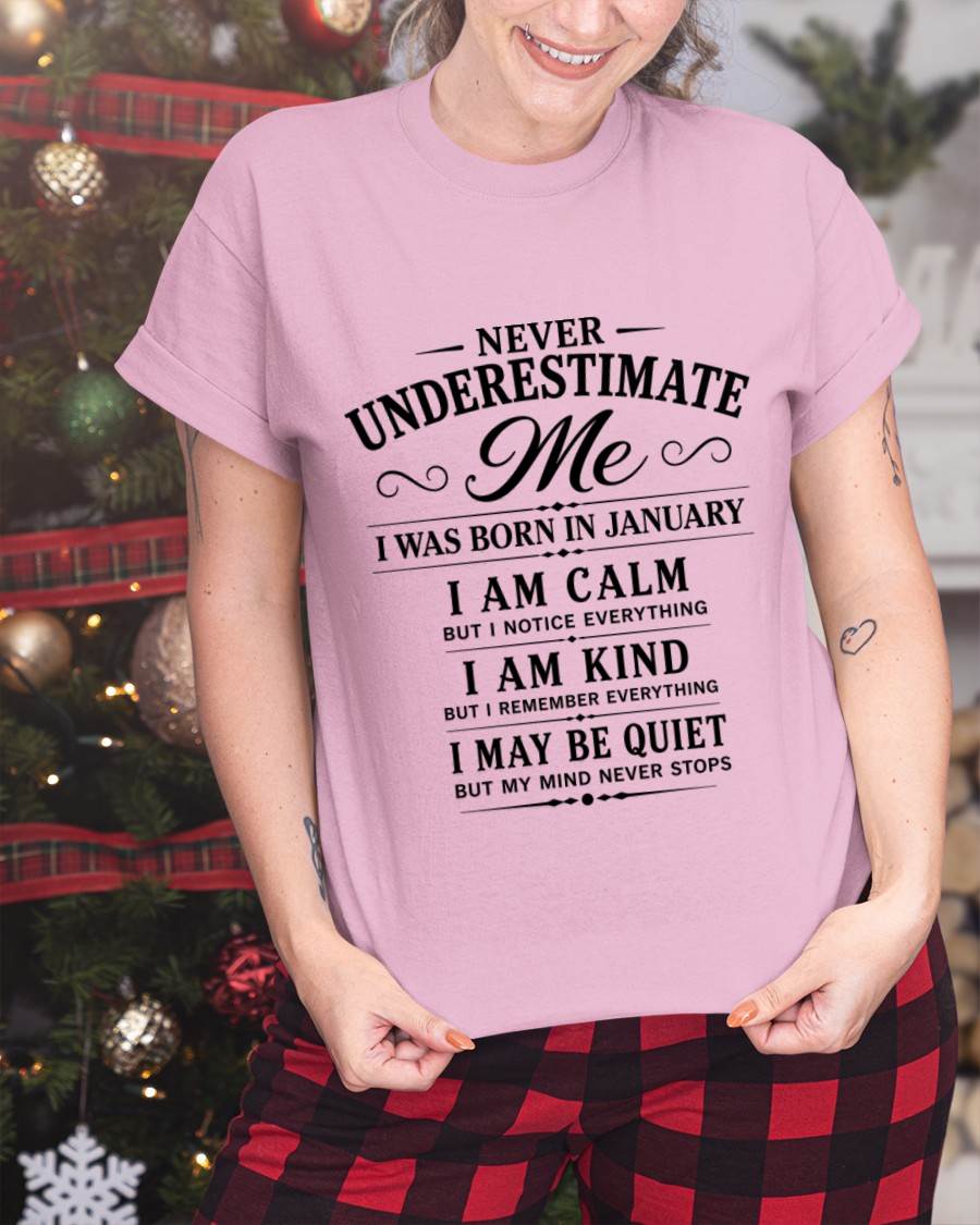 JANUARY GIRL : CALM, KIND, UNFORGETTABLE - FOR WOMEN - TLEE01 (SKU2606-139-01)