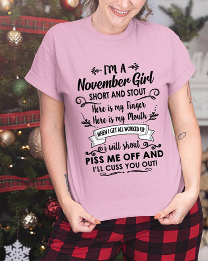NOVEMBER GIRL - WITH AN ATTITUDE YOU SHOULDN’T TEST - FOR WOMEN - TLEE11 (SKU2602-61-11)