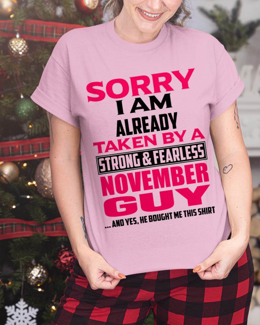 MY NOVEMBER GUY BOUGHT ME THIS SHIRT - FROM HUSBAND - TLEE11 (SKU2605-65-11)