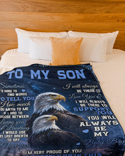 Special Gift For Your Son Blanket - From Dad (SKU2605-80)