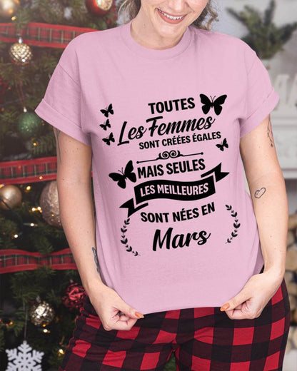 LES MEILLEURES NÉES EN MARS - POUR LES FEMMES - TLEE03 (SKU2603-352-03)