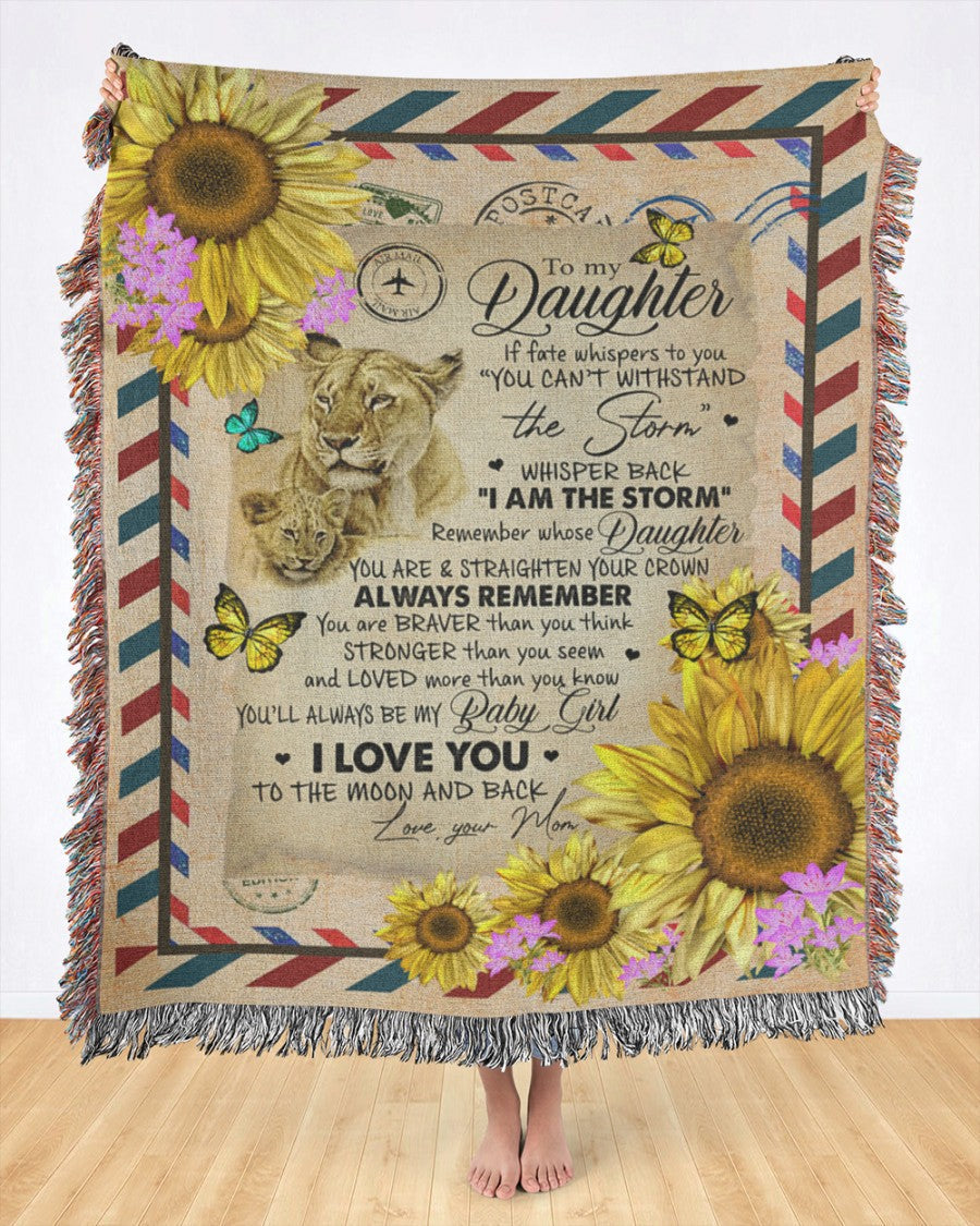 Special Gift For Your Daughter Blanket - From Mom (SKU2605-118)