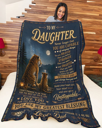 Special Gift For Your Daughter Blanket - From Dad (SKU2606-316)