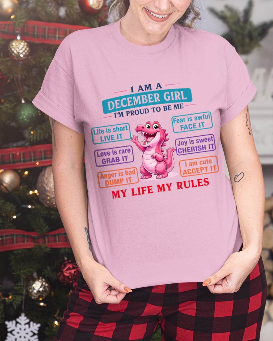 DECEMBER GIRL – MY LIFE MY RULES - FOR WOMEN - TLEE12 (SKU2604-245-12)