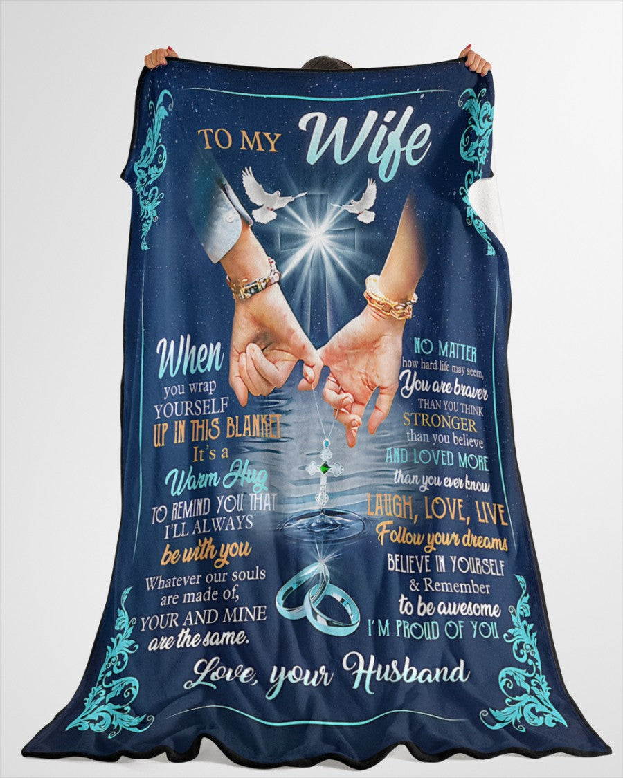 Special Gift For Your Wife Blanket - From Husband (SKU2602-76)